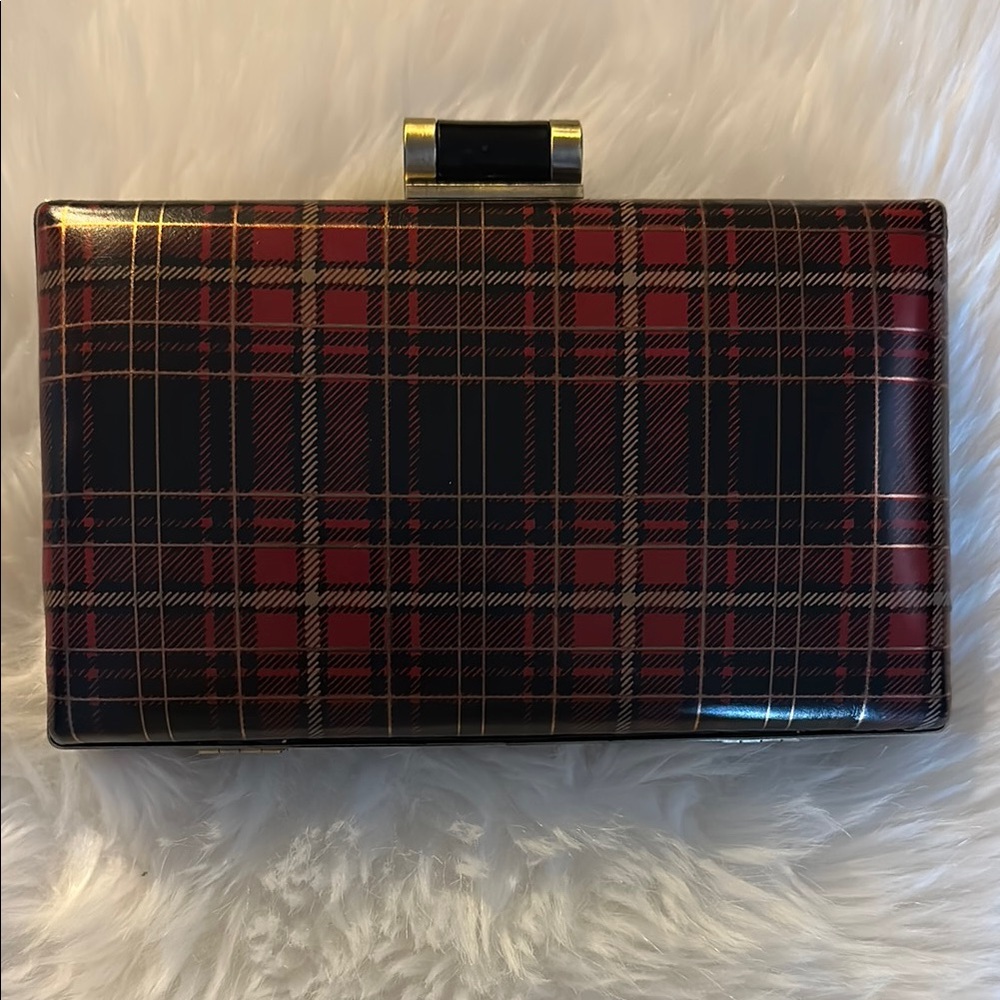 Patricia Nash Plaid Clutch Bag Tartan plaid Never used